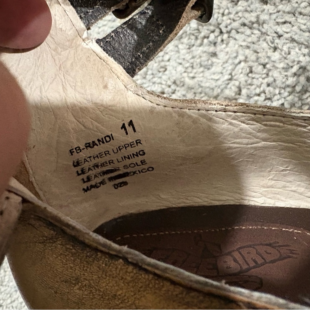 Freebird New In Box Randi Leather Buckles Shoes In Bronze Size 11 RARE Color - Picture 15 of 16